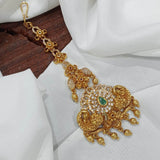Nagasi work with Kempu Stones Tikka - Nakshatra Jewels