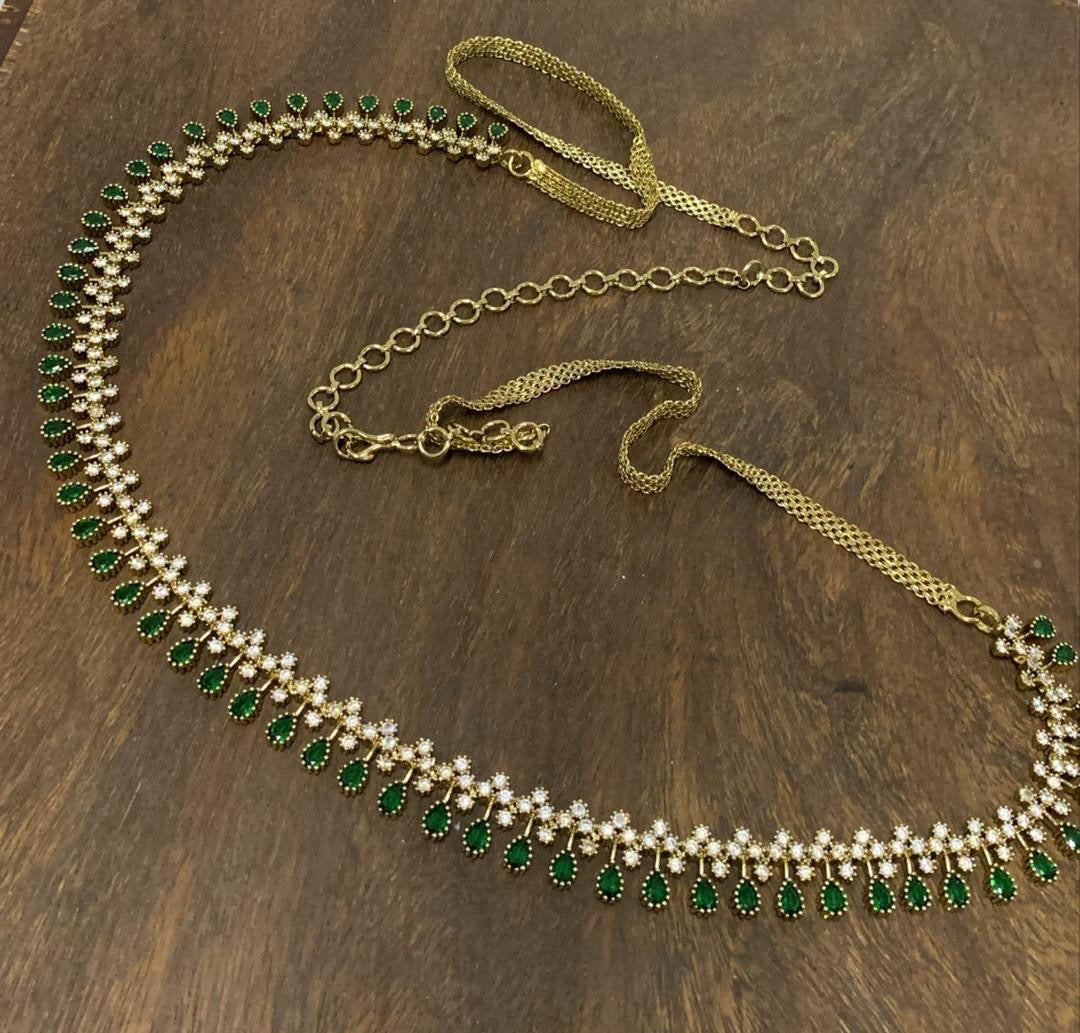 AD Stones Bridal Hip Chain