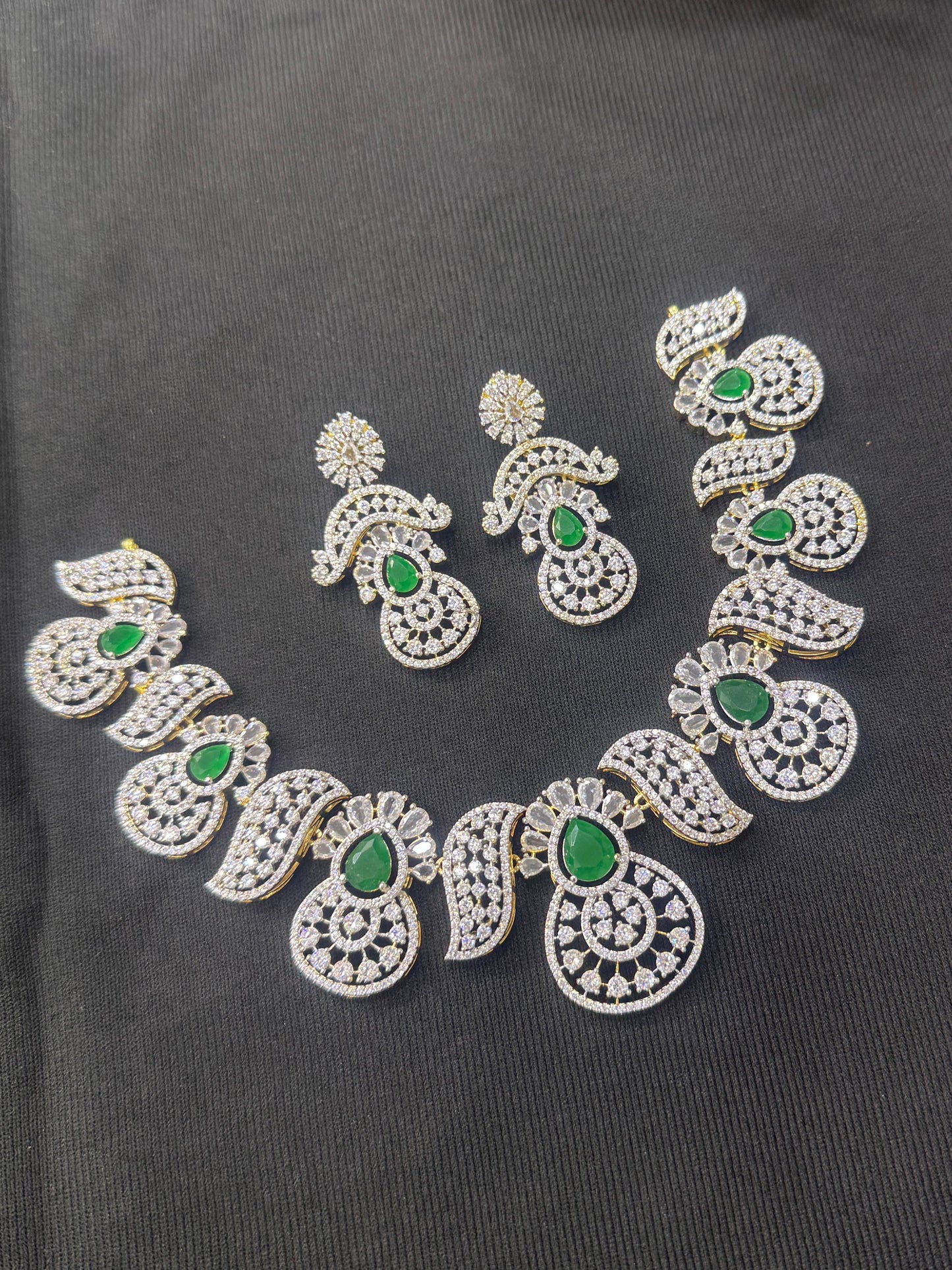 American Diamond Stones Necklace