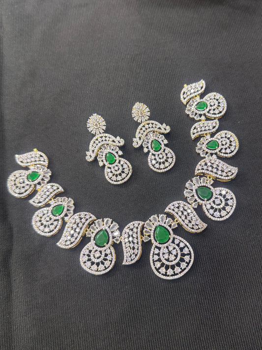 American Diamond Stones Necklace