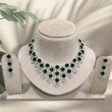 AD Stones Necklace (Silver Polish)