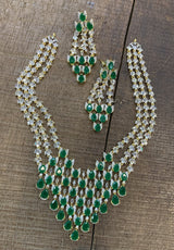 American Diamond Stones Bridal Layer Haram