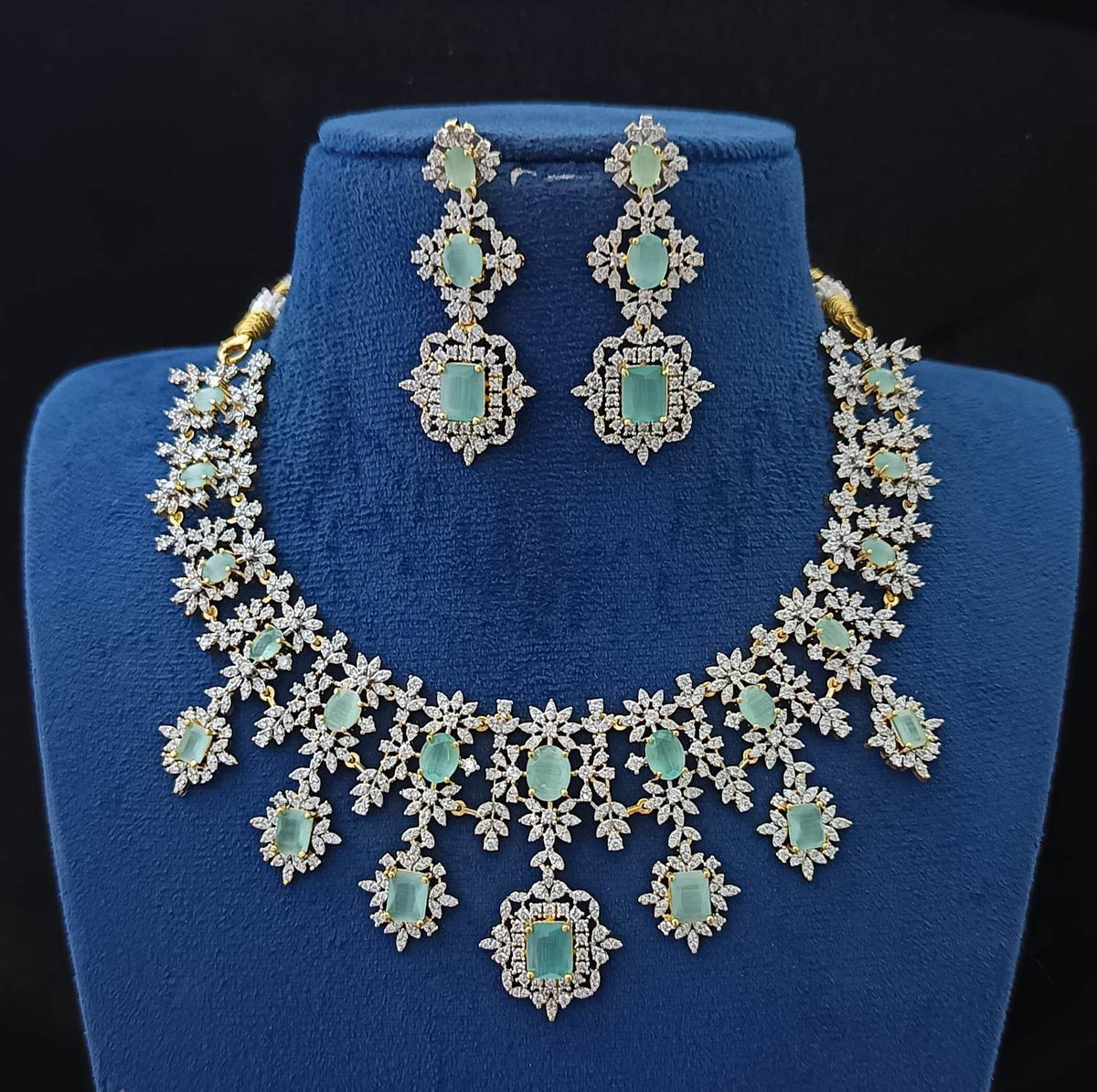 American Diamond Stone Necklace