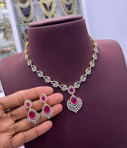 AD Stones Necklace