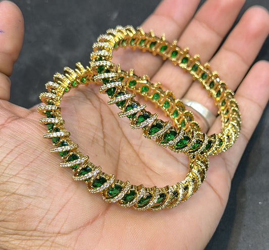 Victorian Polish AD Stone Bangles