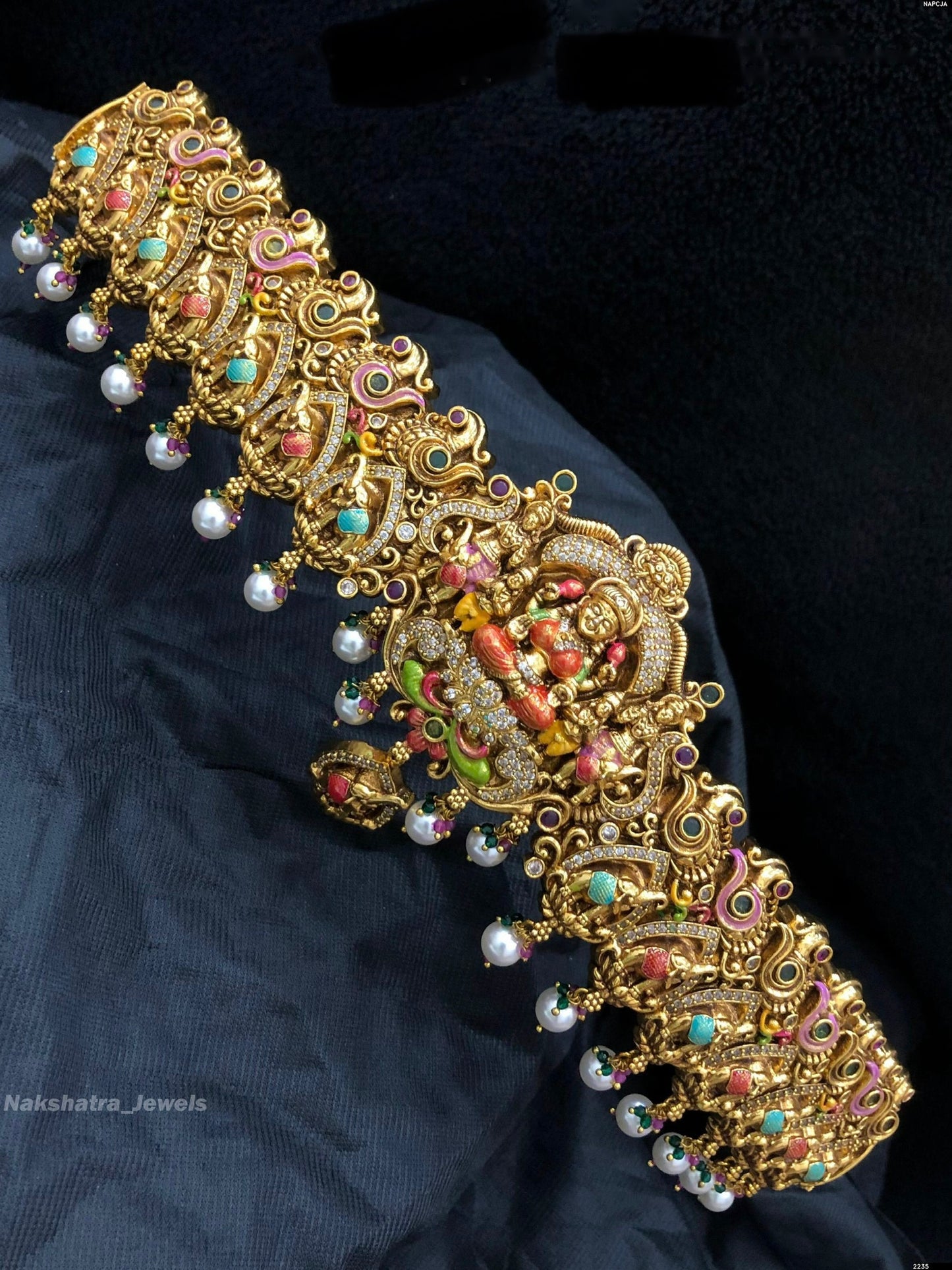 Nakshi Work with AD Stones Bridal Hip Belt