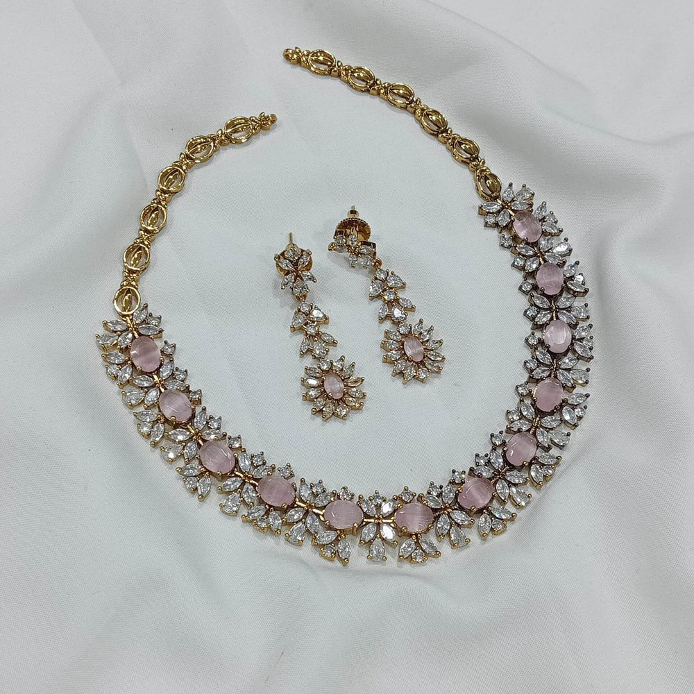 AD Stones Necklace - Nakshatra Jewels