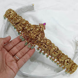 Nakshi Work with AD Stones Bridal Hip Belt - Nakshatra Jewels