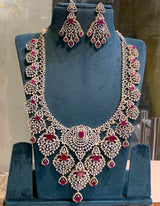 American Diamond Stone Bridal Haram - Nakshatra Jewels