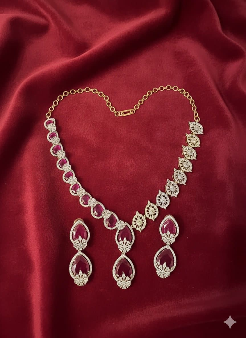 AD Stones Necklace