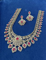 American Diamond Stones Bridal Haram