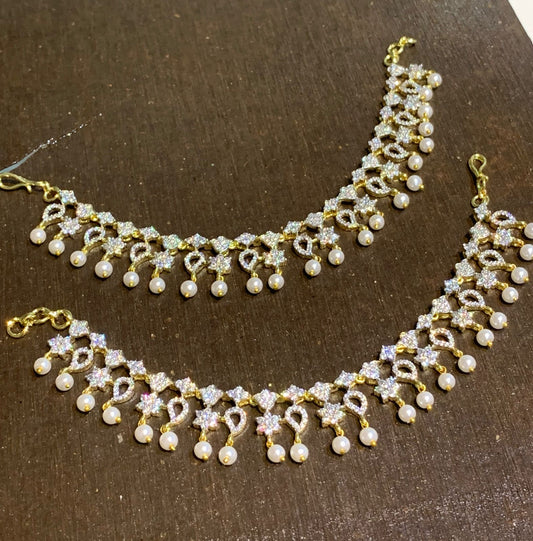 AD Stones Ear Chains