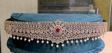 American Diamond Stones Bridal Hip Belt - Nakshatra Jewels