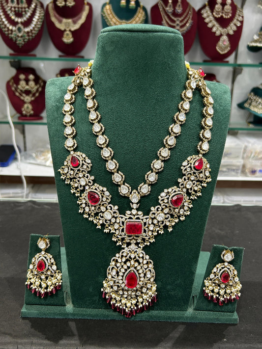Moissanite Stones Bridal Designer Haram