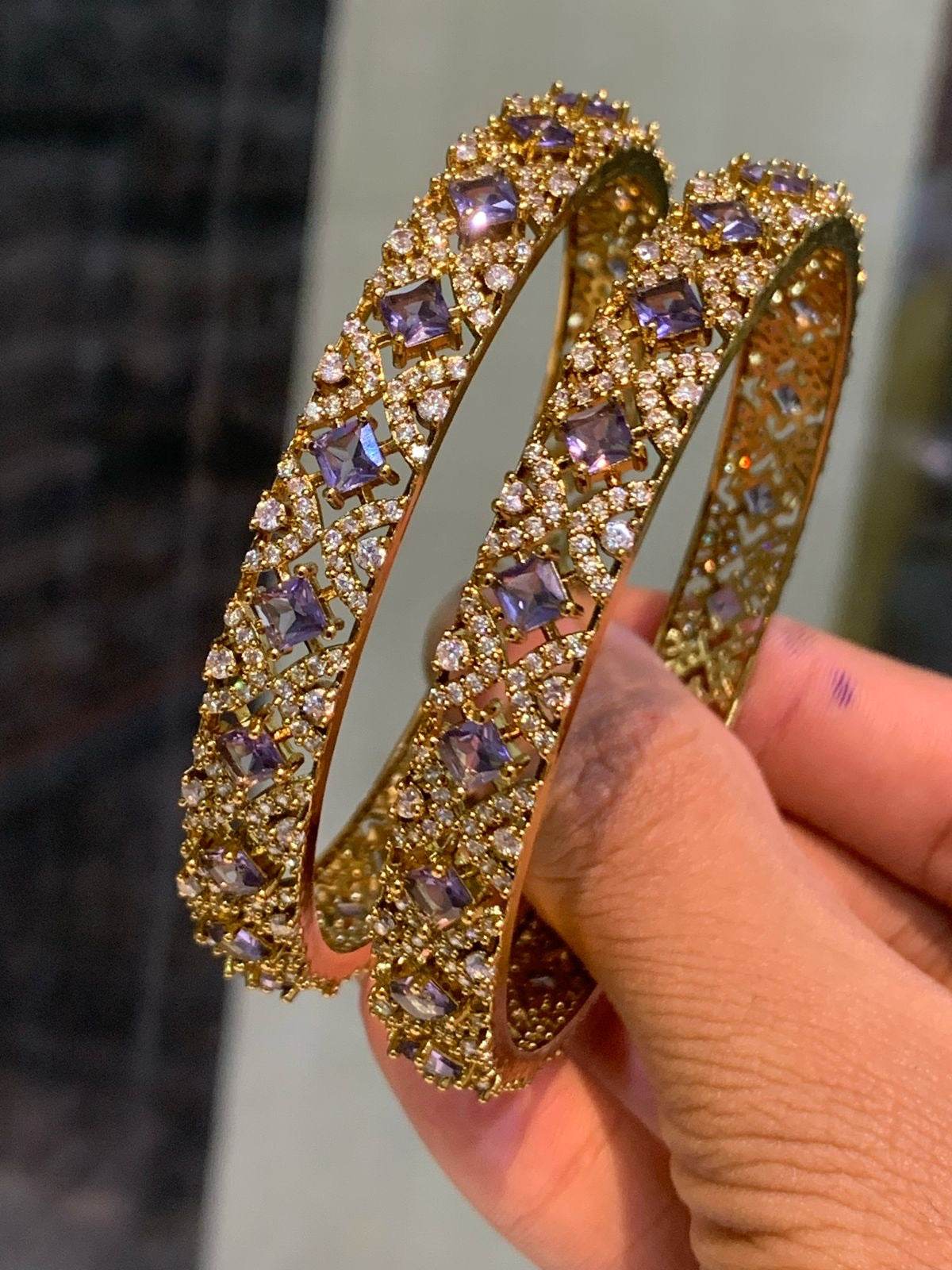 Victorian Polish AD Stone Bangles