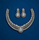 Victorian Polish AD Stones Necklace