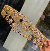 Victorian Polish AD Stones Bridal Hip Belt - Nakshatra Jewels
