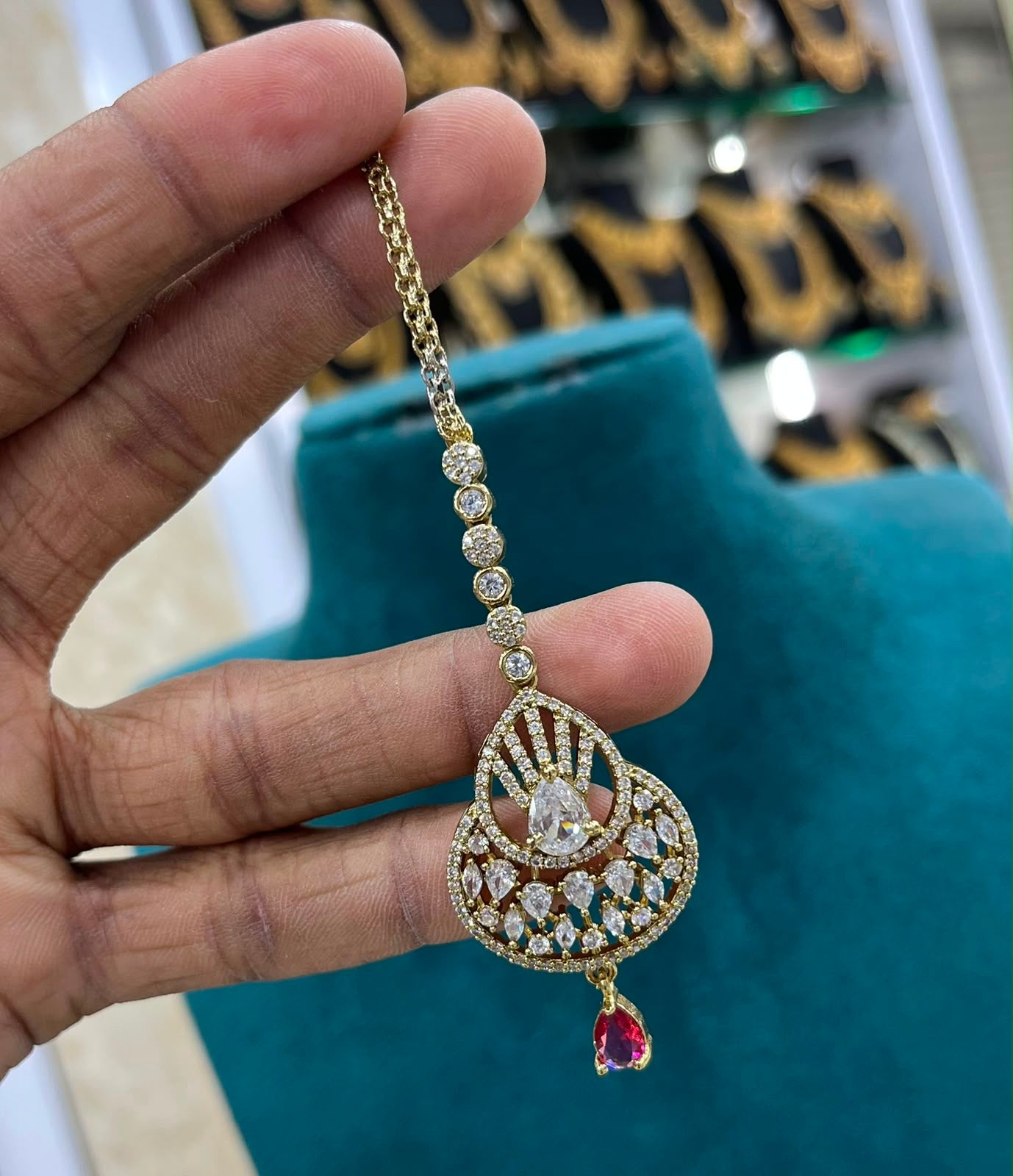 Victorian Polish AD Stones Tikka