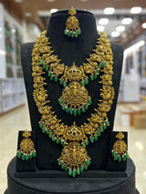 Nakshi Work with AD Stones Bridal Combo