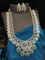 American Diamond Stones Bridal Haram - Nakshatra Jewels