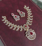 American Diamond Stone Necklace