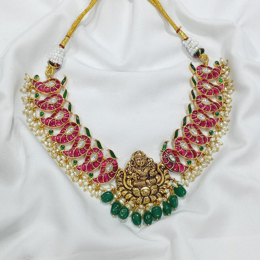 Jadau Kundan Stones Bridal Necklace