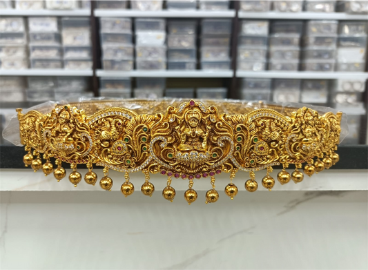 Nakshi Work with AD Stones Bridal Hip Belt