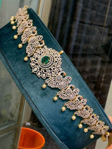American Diamond Stones Bridal Hip Chain - Nakshatra Jewels