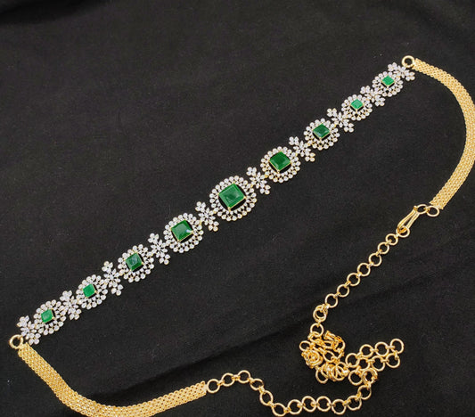 American Diamond Stones Hip Chain