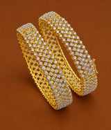 AD Stone Bangles (Openable)