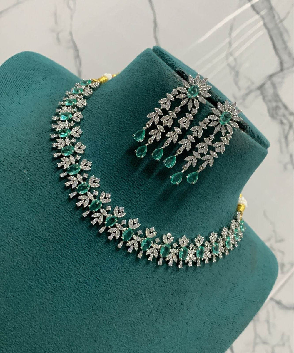 AD Stones Necklace - Nakshatra Jewels