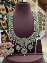 American Diamond Stones Bridal Haram