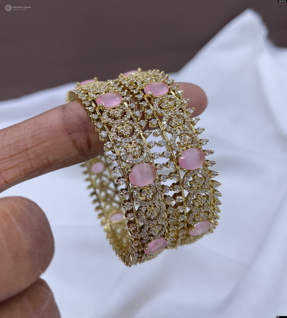 Victorian Polish AD Stones Bangles