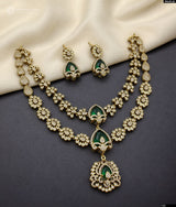 Victorian Polish AD Stones Necklace