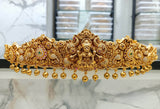 Nakshi Work with AD Stones Bridal Hip Belt (Gold Replica) - Nakshatra Jewels