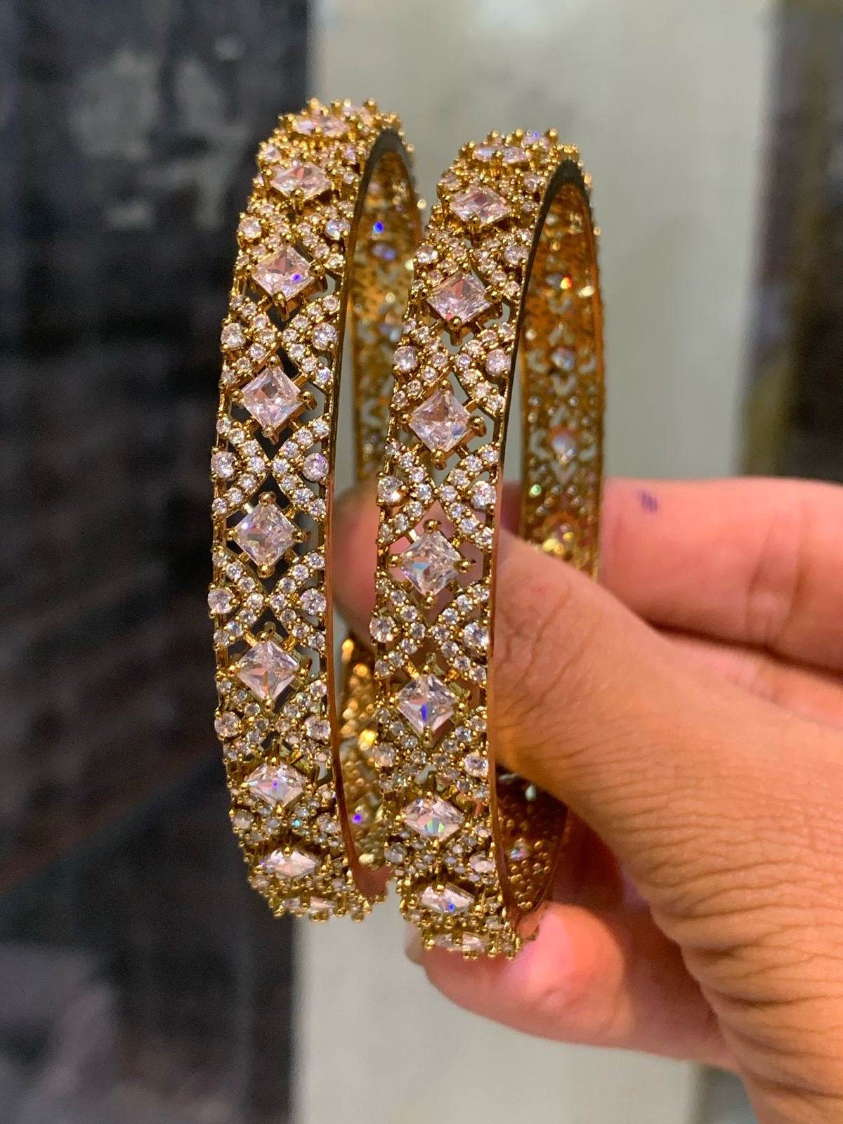 Victorian Polish AD Stone Bangles
