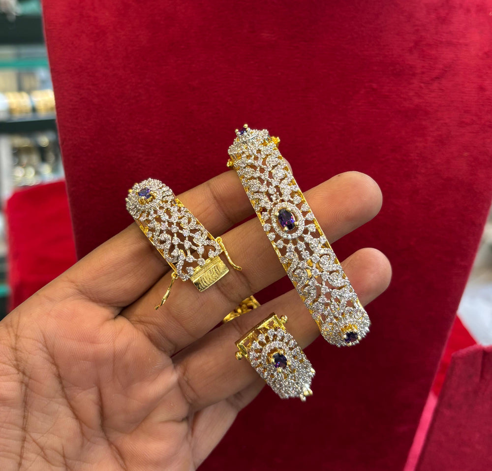 AD Stone Bangles