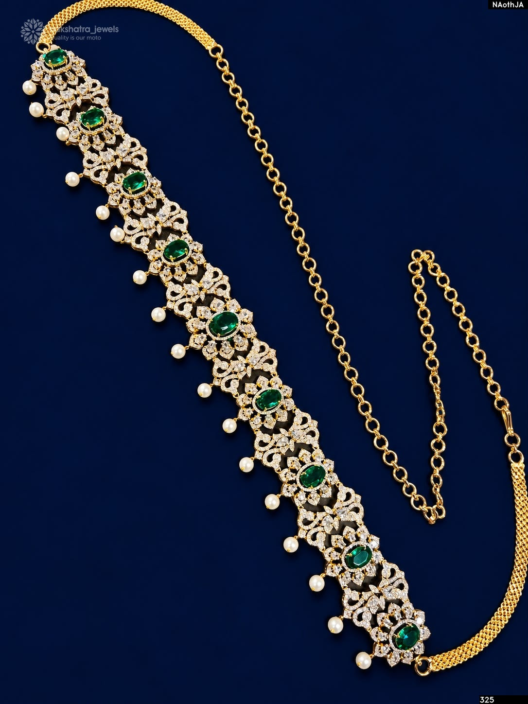 American Diamond Stones Bridal Hip Chain