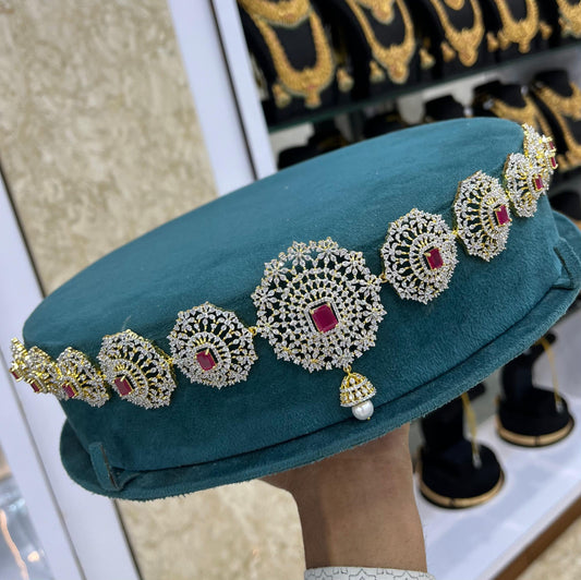 American Diamond Stones Bridal Hip Chain