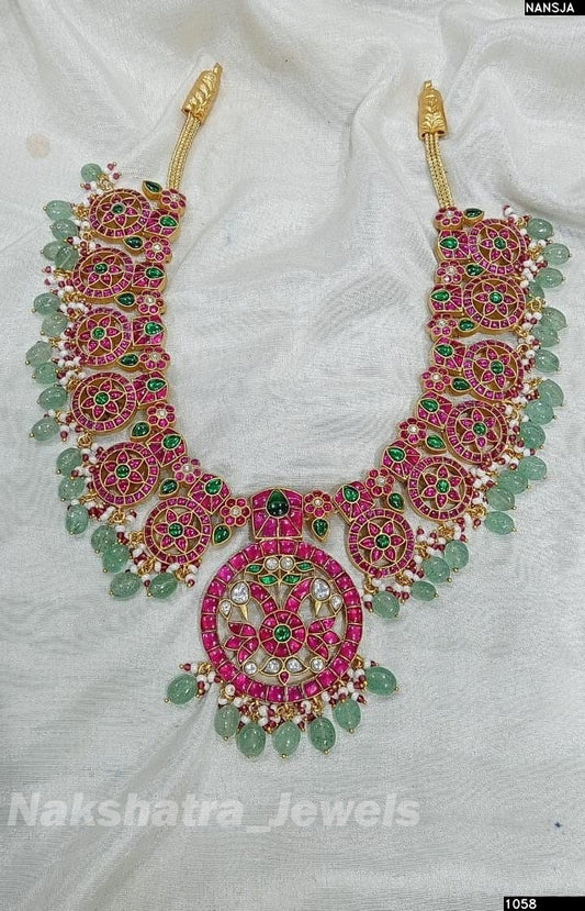 Jaadu Kundan Stones Bridal Necklace