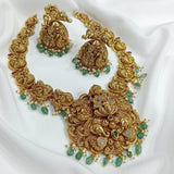 Nakshi Work with Ad stone’s Necklace - Nakshatra Jewels