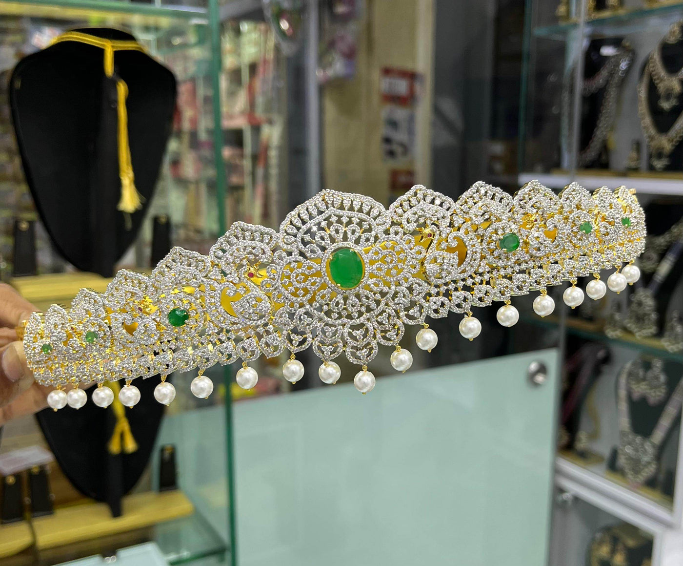 American Diamond Stones Bridal Hip Belt