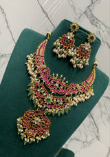 Jaadu Kundan Stones Bridal Necklace