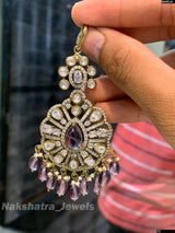 Moissanite Stones Tikka - Nakshatra Jewels