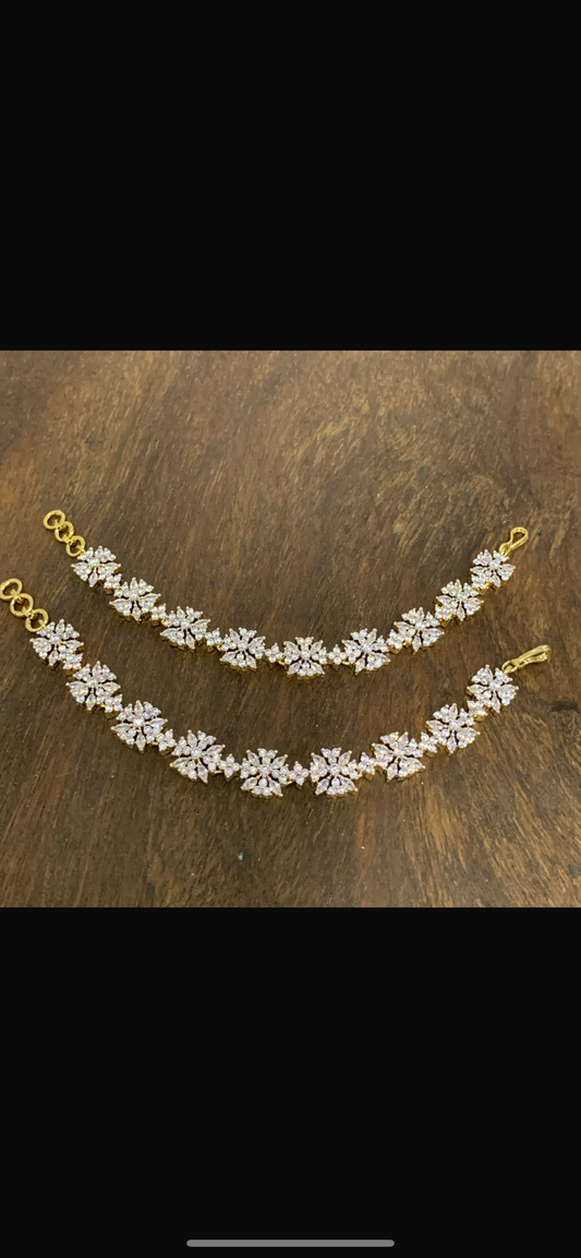 AD Stones Ear Chains