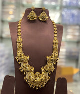 Nakshi work with AD Stones Bridal Haram