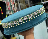American Diamond Stones Hip Chain - Nakshatra Jewels