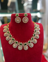 American Diamond Stones Bridal Necklace