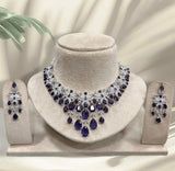 AD Stones Necklace (Silver Polish)