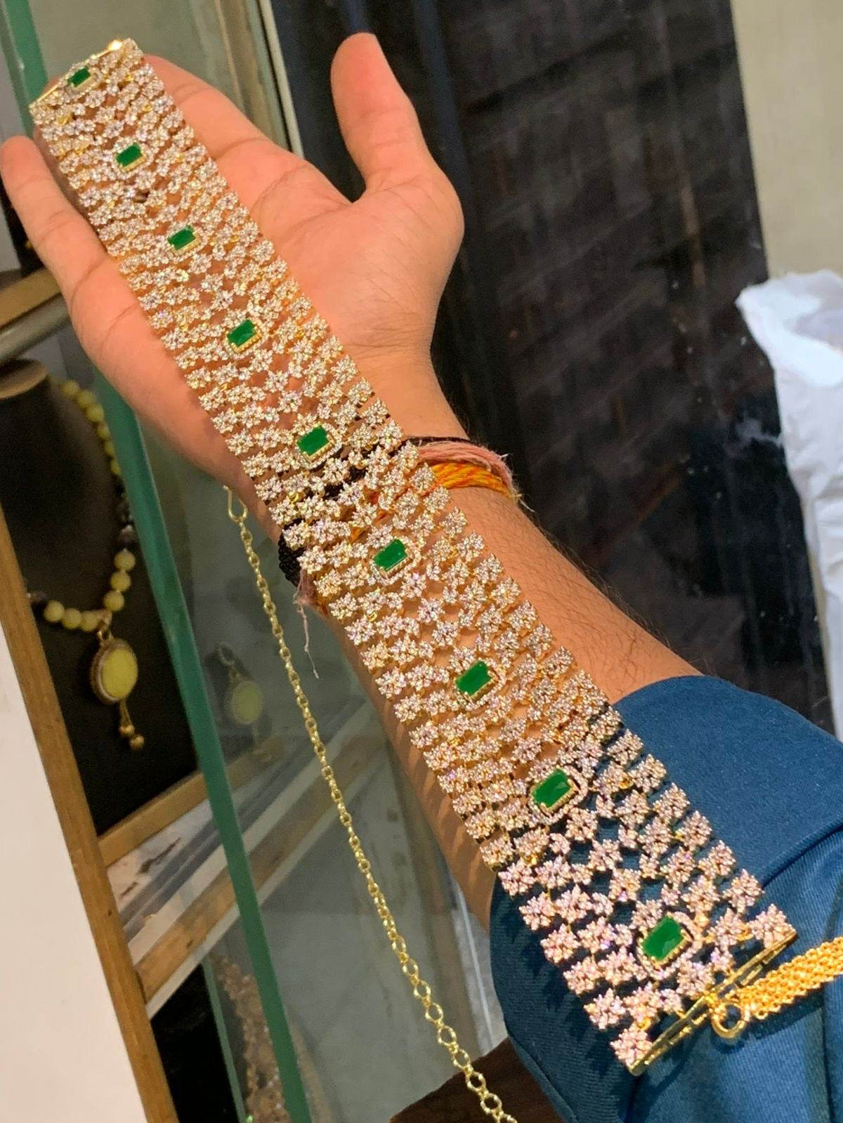 American Diamond Stones Bridal Hip Chain
